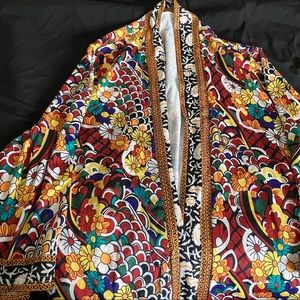 70’s print wrap jacket
